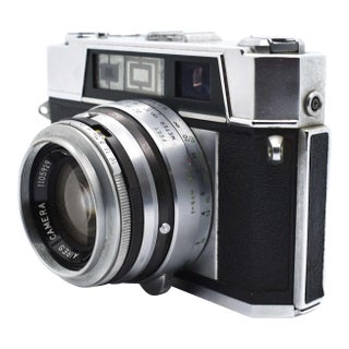Mid Century Modern Aires Viscount H Coral Rangefinder Camera For Sale