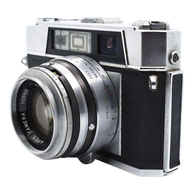 Mid Century Modern Aires Viscount H Coral Rangefinder Camera For Sale