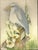 Signed and Framed Original Watercolor Painting of 'A White Heron' by Joan Porter C1997 For Sale In West Palm - Image 6 of 15