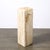 Beige Mid-Century Modernist Rectilinear Travertine Pedestal With Stepped Detailing For Sale - Image 8 of 18