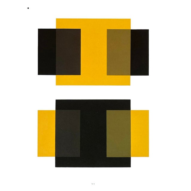 Artist: Josef Albers Country: Germany-USA Title: Plate XI-1 Paper Size: 13.50 x 10.50 inches on Munken Print Cream...