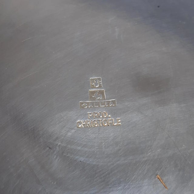 Silver Vintage Art Deco Silver-Plated Gallia Ice Bucket from Christofle, 1960s For Sale - Image 8 of 11