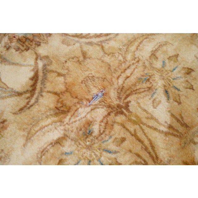 Vintage Persian Tabriz Rug 8'10'' X 11'8'' For Sale - Image 10 of 11