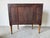 19th-Century French Louis XVI Style Marquetry Inlaid Demi-Lune Cabinet With Breccia Marble Top For Sale - Image 18 of 18