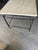 2010s Premium Ethan Allen Vida Fossilized Stone-Top End Table in Paris Iron For Sale - Image 5 of 5