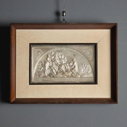 Giuseppe Ferraris, Bas-Relief, Metal For Sale - Image 13 of 13