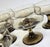 Glass Tawny Mid-Century Champagne Coupes- Set of Eight For Sale - Image 7 of 12