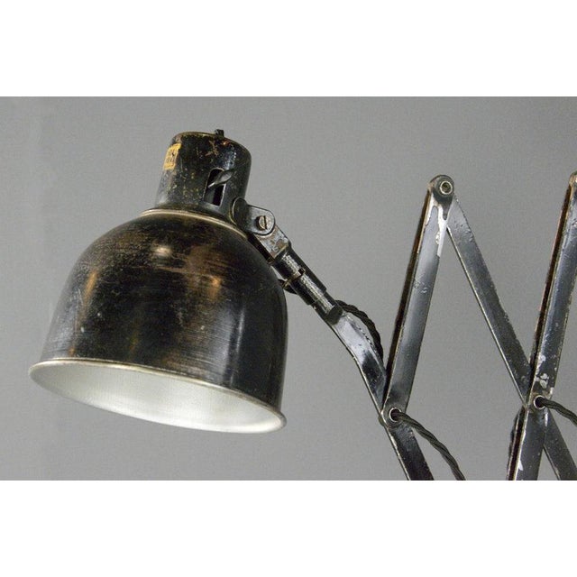 Industrial Industrial Scissor Lamp by Pehawe, 1930s For Sale - Image 3 of 17