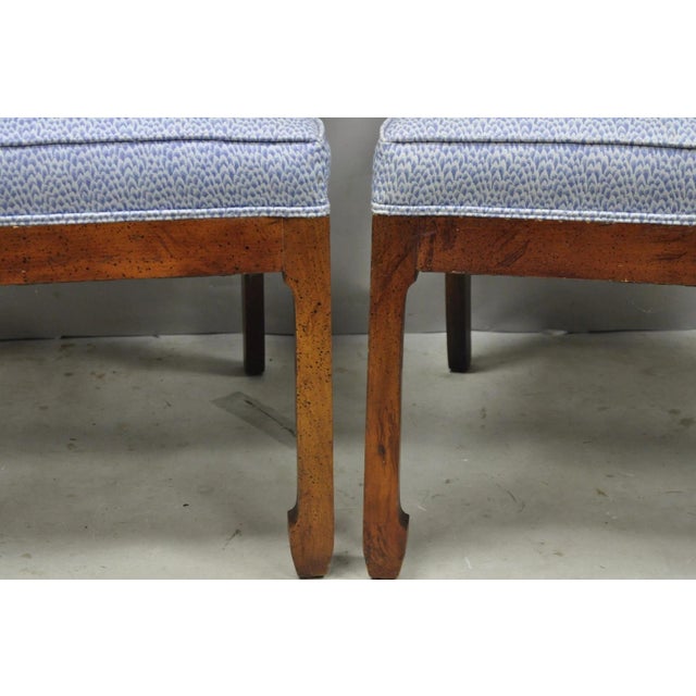 Vintage Chinese Chippendale James Mont Style Fretwork Lounge Arm Chairs - A Pair For Sale In Philadelphia - Image 6 of 15