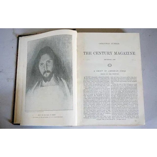 Late 19th Century The Century Illustrated Monthly Magazine Leather Bound Book For Sale - Image 9 of 13