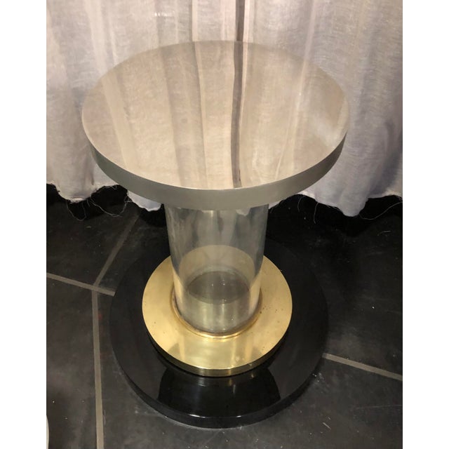 Mid-Century Modern Round Table Base from Romeo Rega, 1970 For Sale - Image 3 of 9