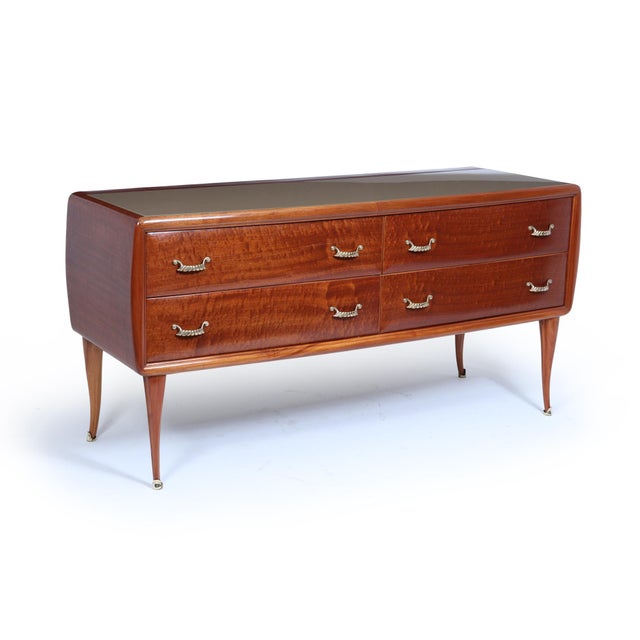Mid-Century Modern Italian Mid-Century Chest of Drawers, 1950s For Sale - Image 3 of 18