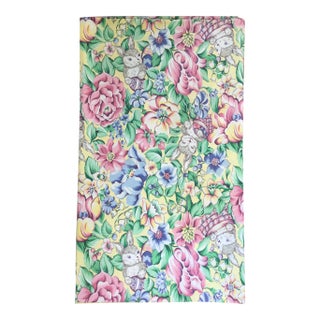 1980s Spring Easter Tablecloth For Sale