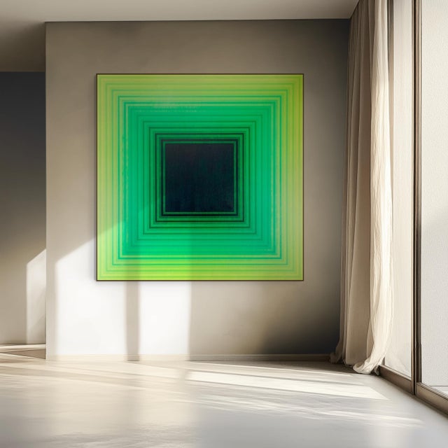 This work will be shipped rolled. Andy Harwood (b. 1983) is a prominent Australian abstract artist whose work explores the...