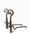 Metal Early 20th Century Pair of Hand Forged Arts and Crafts Iron Andirons For Sale - Image 7 of 7