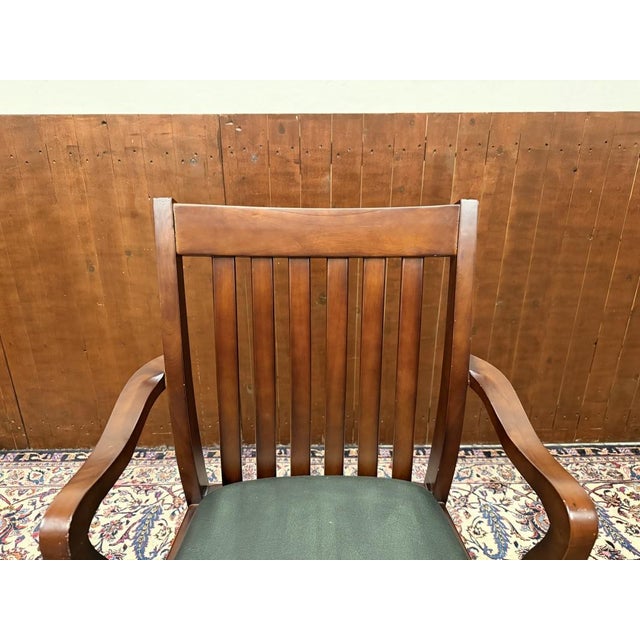 Classic English Office Chair For Sale - Image 5 of 9