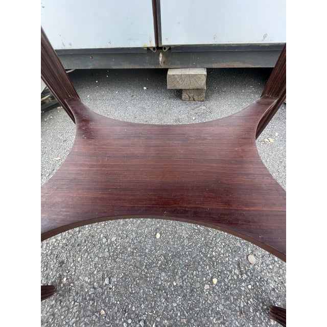 Oval Table in Rosewood and Sycamore, 1925 For Sale - Image 12 of 14