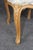 Set 6 Light Beechwood Louis XV Style Carved Dining Side Chairs For Sale - Image 13 of 13