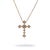 Contemporary Eternal Grace Diamond Cross Gold Necklace For Sale - Image 3 of 7