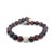 Traditional 1990s David Yurman Tiger Eye Carved Ball Bracelet 8" 8 mm Sterling Silver Estate For Sale - Image 3 of 6