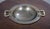 1960s Danish Circular Stained Oak Coffee Table with Brass Bowl, 1960s For Sale - Image 5 of 10