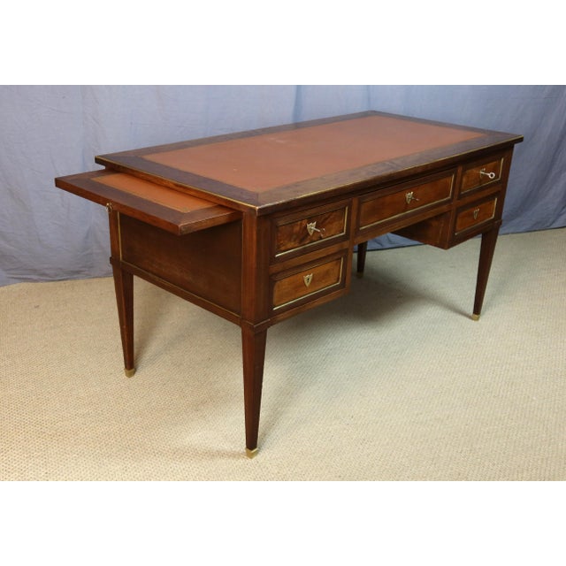 19th Century Louis XVI Style Desk, 1890s For Sale - Image 5 of 10