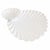 Vintage Italian White Clam Shell Chip & Dip Server For Sale - Image 4 of 7