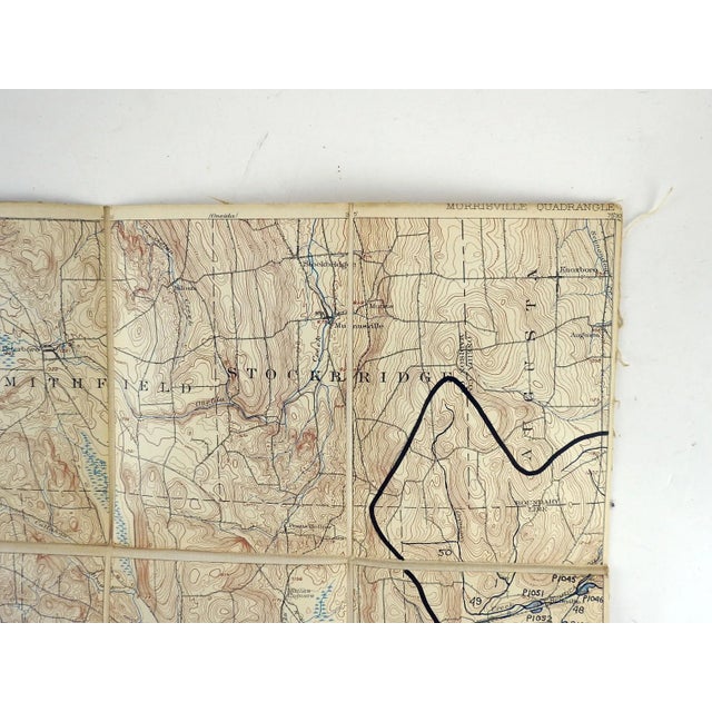 Morrisville, New York 1902 U S Geological Survey Folding Map For Sale - Image 4 of 6