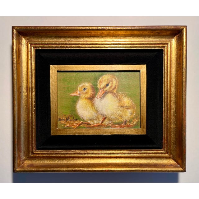Set of 2 Vintage Original Paintings by PAUL BUSHNELL & MERLE WHEELER Signed Celebrate the wonder of new life with this...