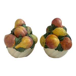 Mid-20th Century Italian Trompe L’Oeil Fruit Topiary's - A Pair
