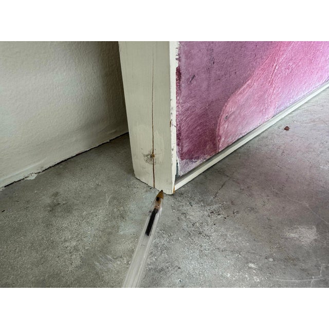 Oversized- 1986 Philip Alcock Expressionist Abstract Acrylic on Canvas Painting For Sale - Image 11 of 12