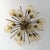 Not Yet Made - Made To Order 21st Century Mezzo Bronze Amber Bubbles Murano Flush Mount by Fabio LTD For Sale - Image 5 of 9