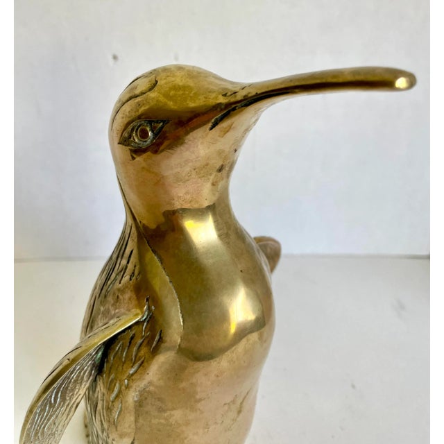 Early 20th Century Standing Brass Penguin Figure For Sale - Image 4 of 11