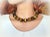 Metal Tiger Eye Beaded Necklace For Sale - Image 7 of 8