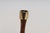 Brown Pair of Sculptural Vintage Austrian Brass and Walnut Candlesticks For Sale - Image 8 of 18