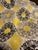 Contemporary Designer Silver Black Gray Yellow Brocade Contemporary Upholstery Fabric 2++ Yards For Sale - Image 3 of 11