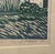 Steve Krauss St. Ives England Linocut - Framed For Sale - Image 4 of 5