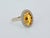 Citrine and Diamonds 14k Gold Ring For Sale - Image 4 of 8