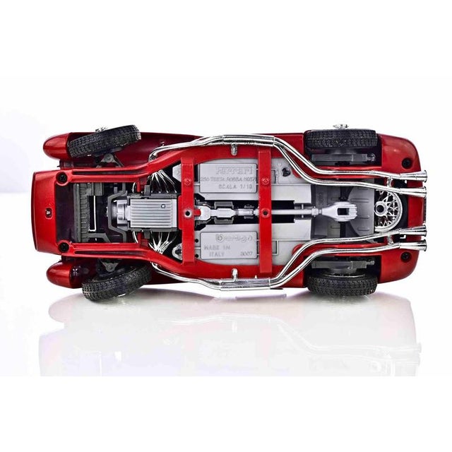 Ferrari 250 Testa Rossa 1957 Red Version Model Car from Bburago, Italy, 1970s For Sale - Image 3 of 7