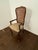 Wood 1980s Vintage French Cane Arm Chair, Accent Chair With Removable Seat Cushion For Sale - Image 7 of 12