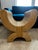 1980s Cerused Pencil Reed Emperor's Seat Side Table in the Style of Betty Cobonpue & Gabriella Crespi For Sale - Image 4 of 4