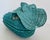 1980s Vintage Artisan Wicker Turquoise Eggplant W/ Lid For Sale - Image 5 of 8