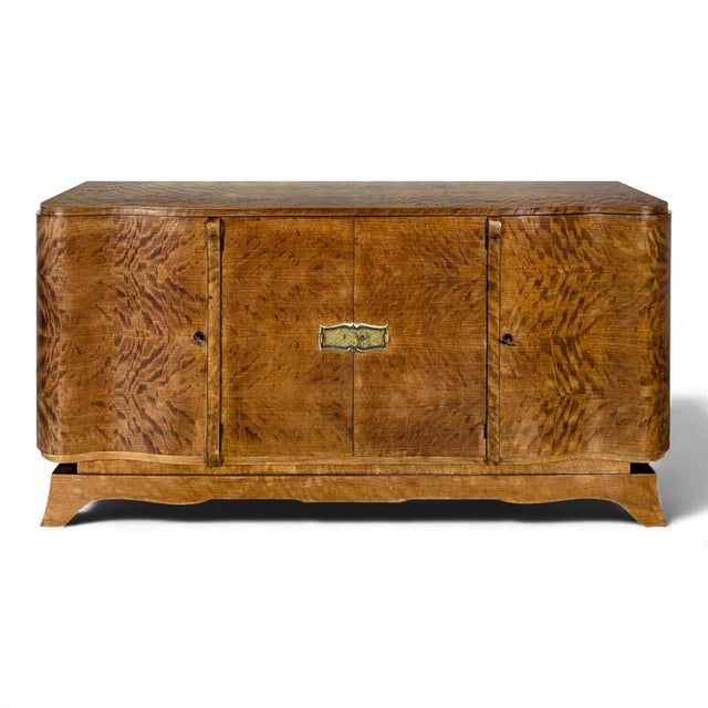 Art Deco Style Sideboard in Maple Veneer For Sale - Image 10 of 10