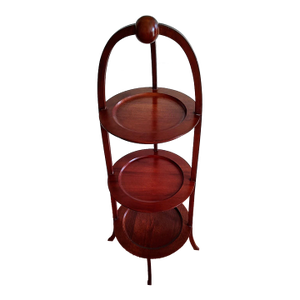 1970s Three Tier Bartley Cherry Muffin Stand