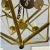 Mr Brown Contemporary Mid Century Modern Mr. Brown London Orion Gold Chandelier For Sale - Image 4 of 4