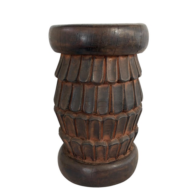 Tribal Vintage Tribal Nobility Bamileke Stool/Table Cameroon 14.5" H For Sale - Image 3 of 10