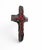 This one-of-a-kind sculptural wall cross is handcrafted over a solid wood core using genuine leather finished in rich...