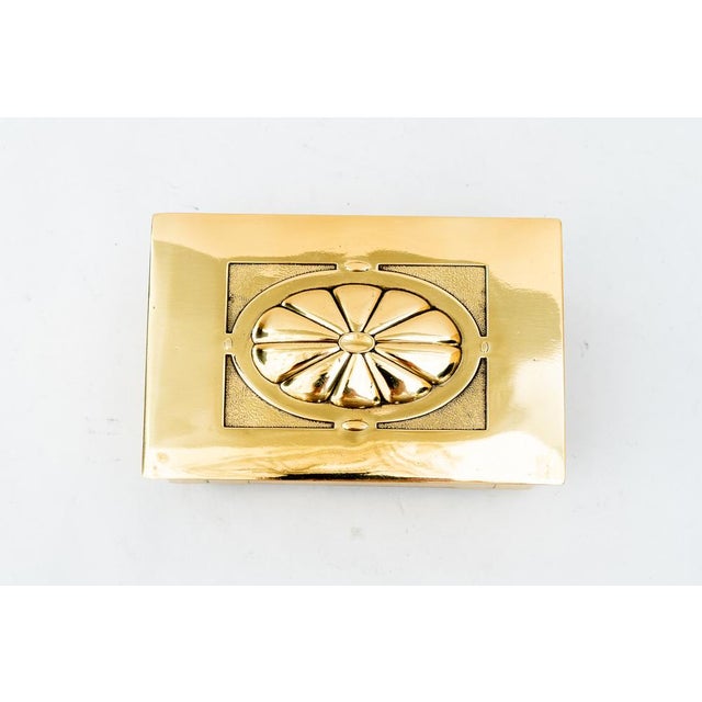 Brass Jewelry Box from WMF, Germany, 1920s For Sale - Image 3 of 11