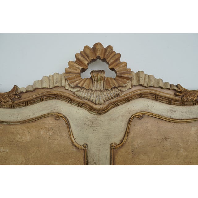 Ecru Ferguson Copeland California King Bed Louis XV For Sale - Image 8 of 15