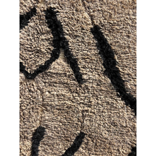 Textile Beni Ourain Rug in Wool Rug, 1990 For Sale - Image 7 of 17